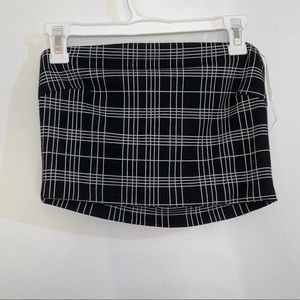 Plaid Tube top